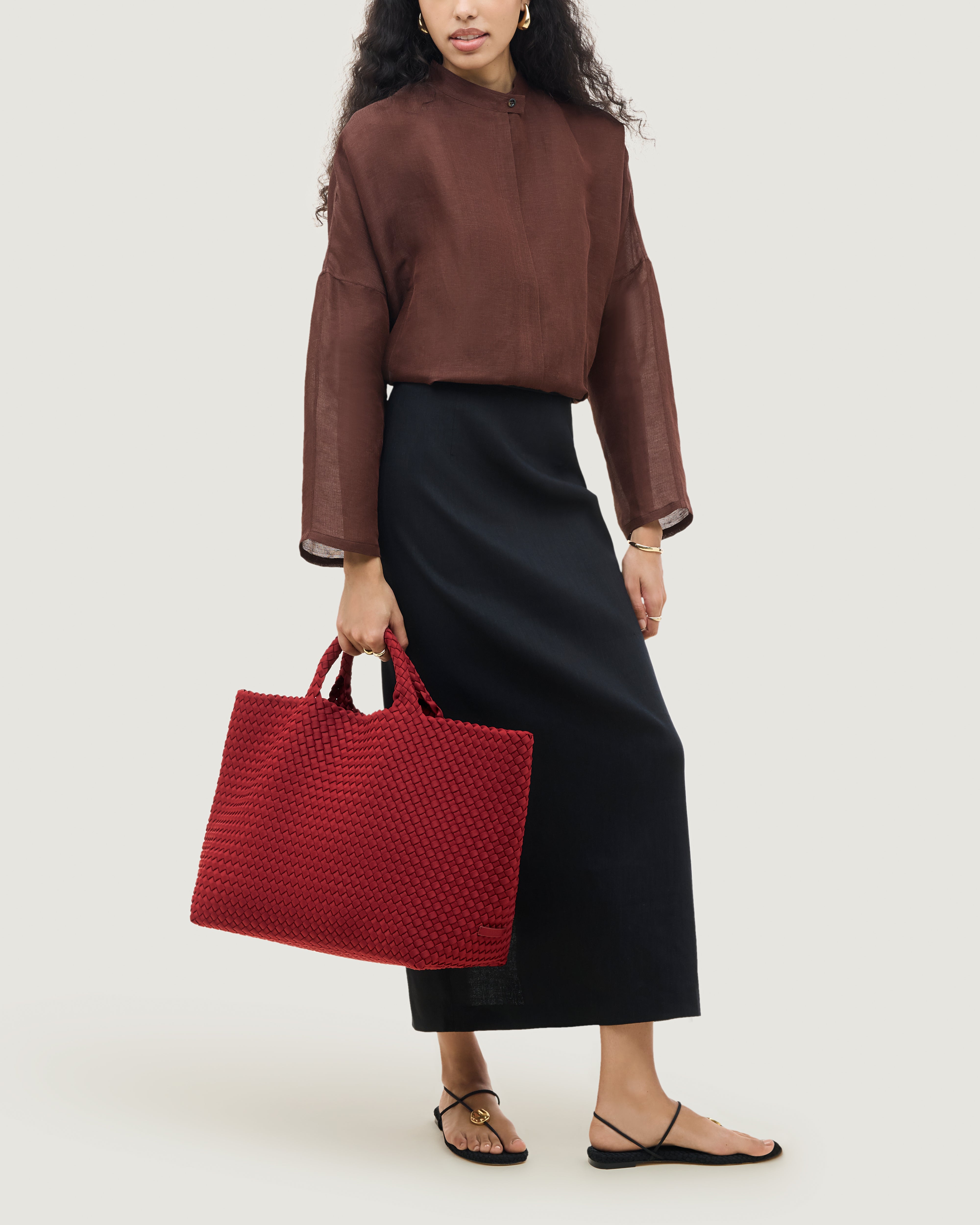 St. Barths Large Tote | Rosso