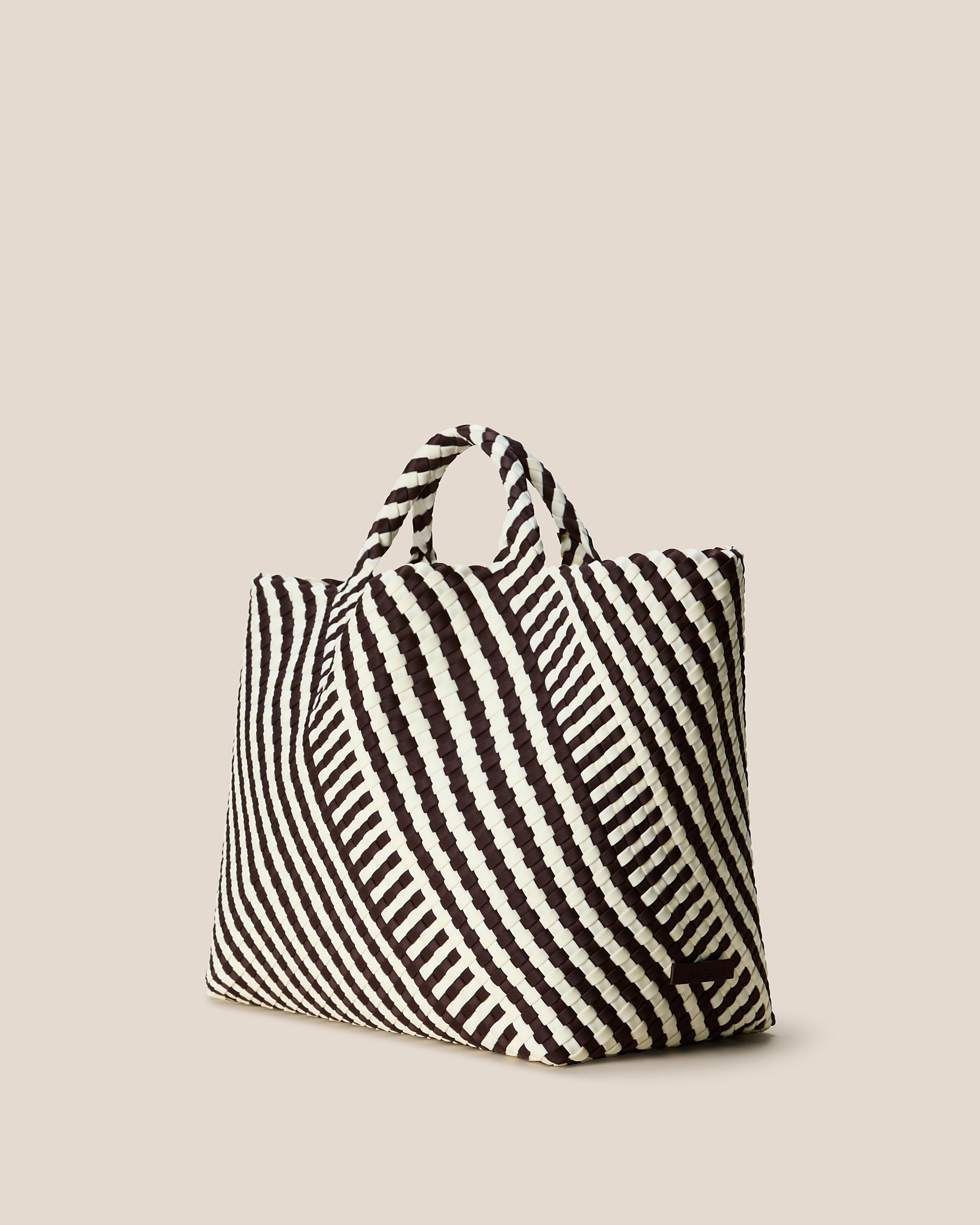 St. Barths Large Tote Striped Geo in Roma | Side