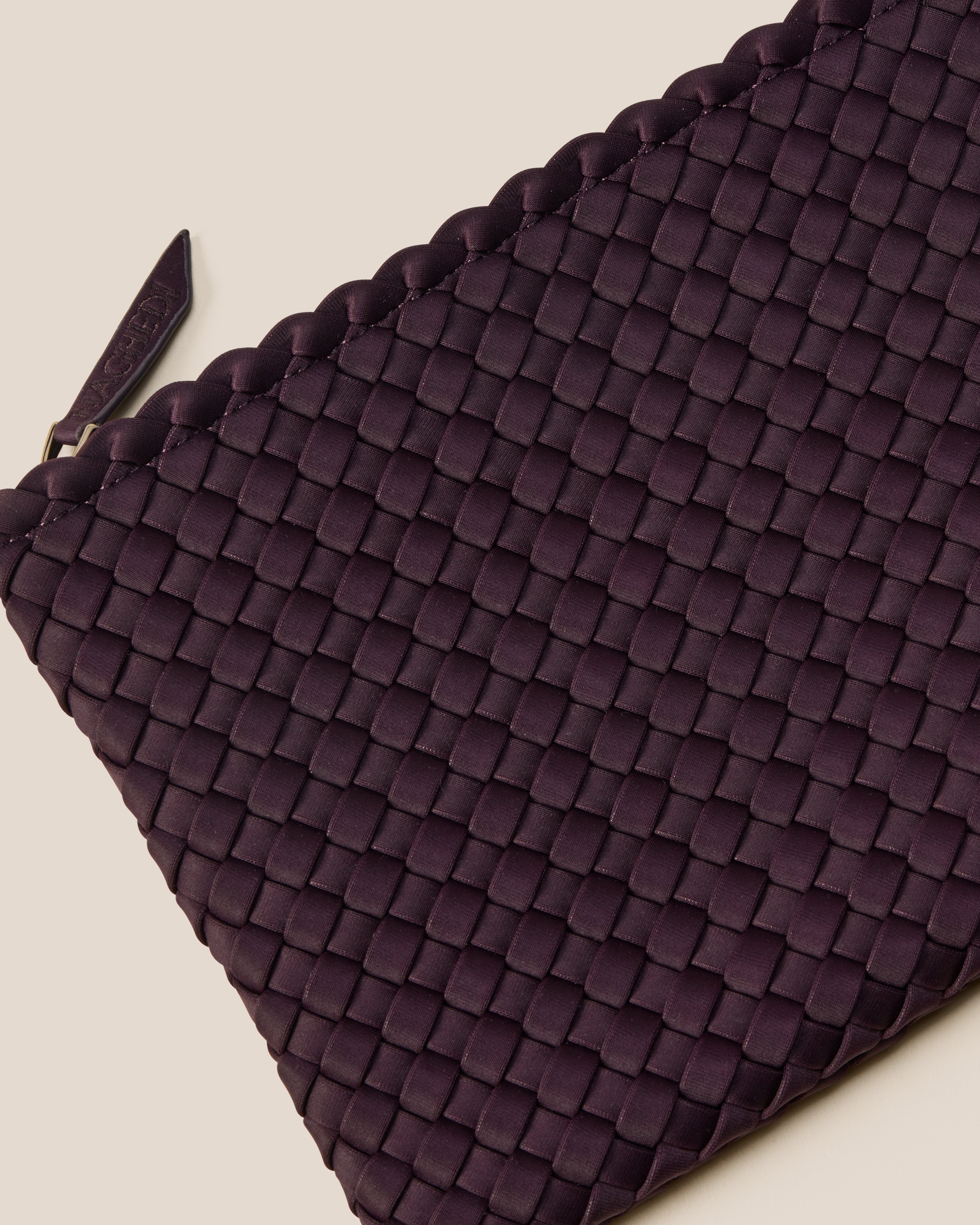 St. Barths Medium Tote | Aubergine | Pouch