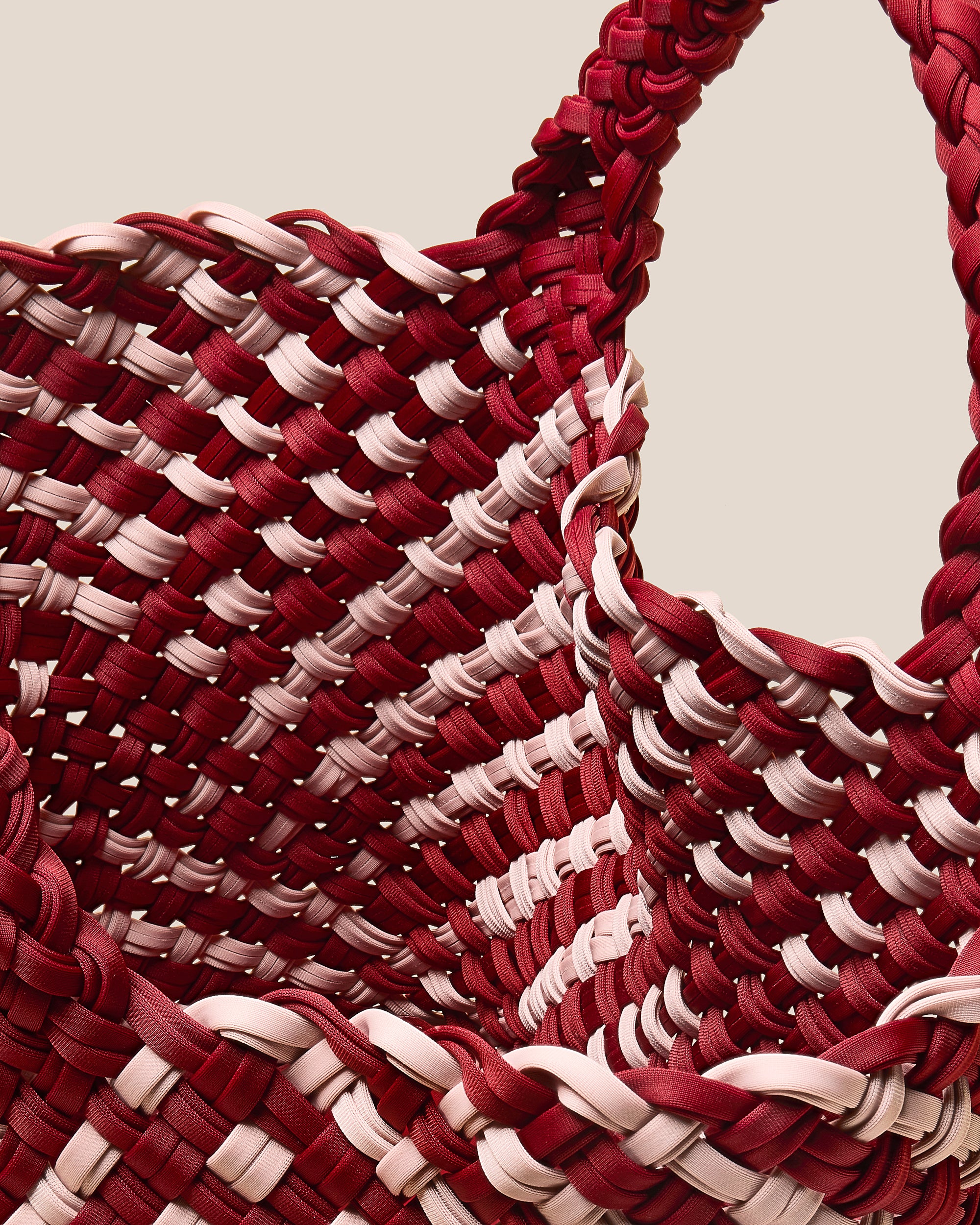 St. Barths Medium Tote Double Weave | Lychee