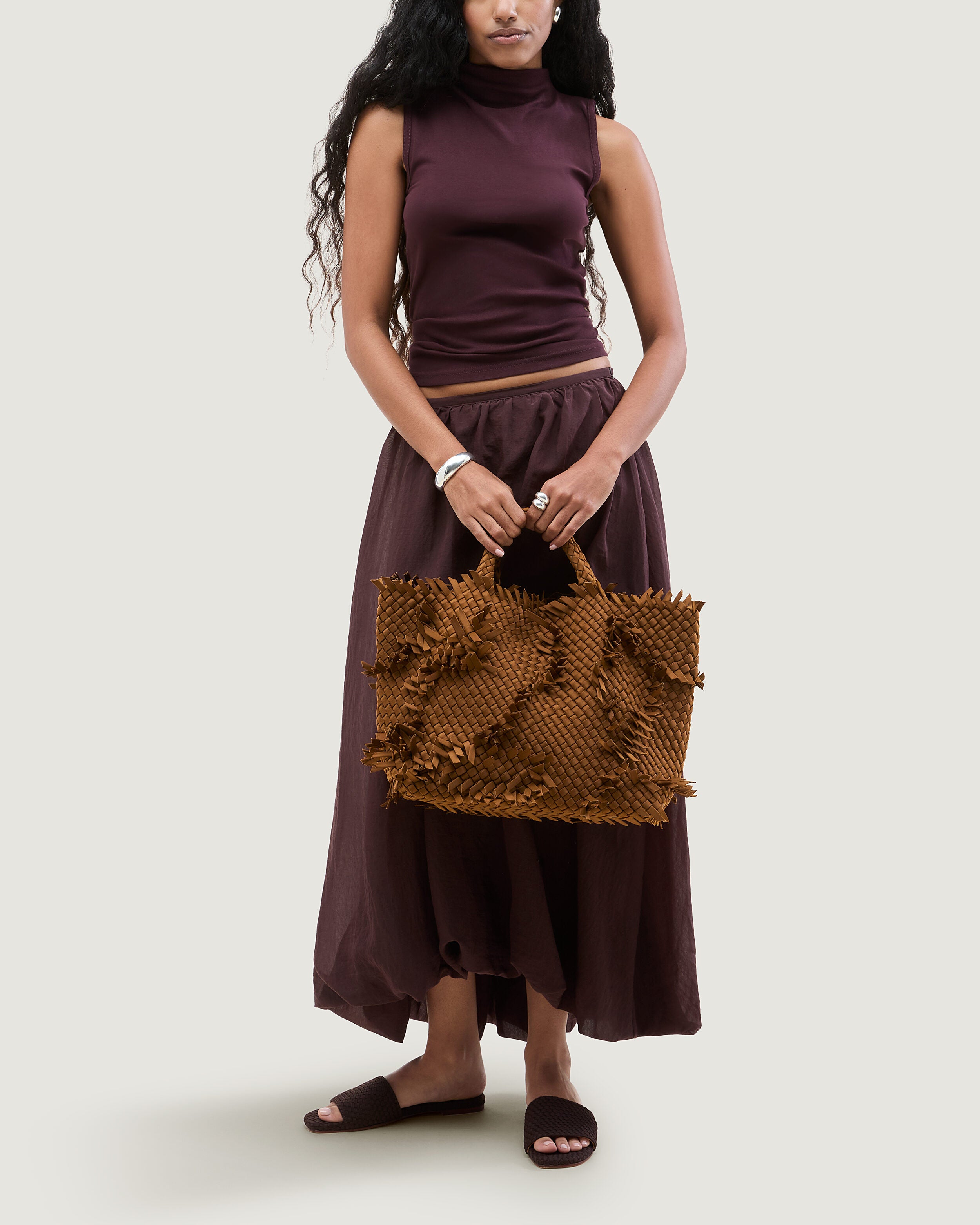 St. Barths Large Tote | Cocoa