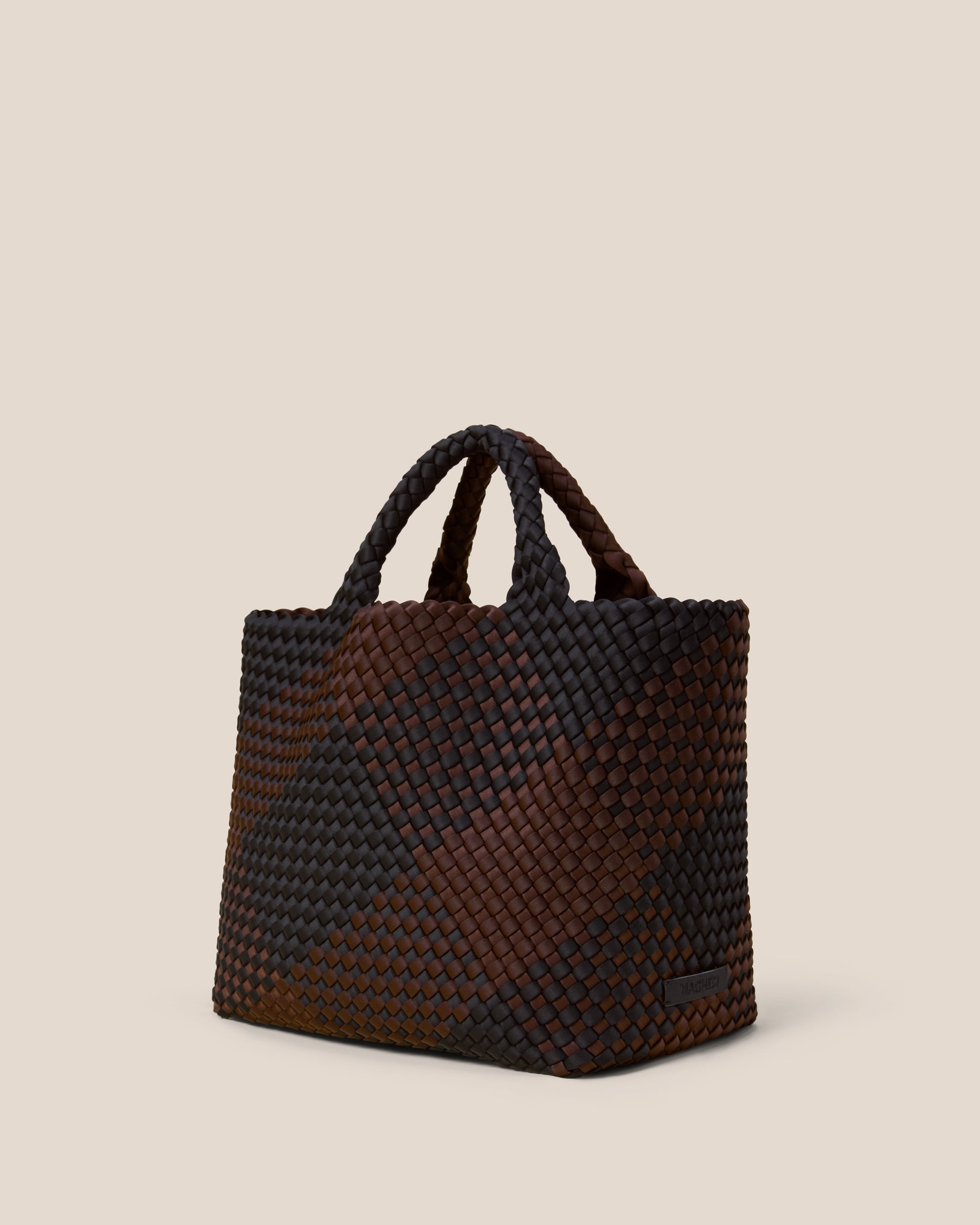 St. Barths Medium Tote Plaid in Siena | Side