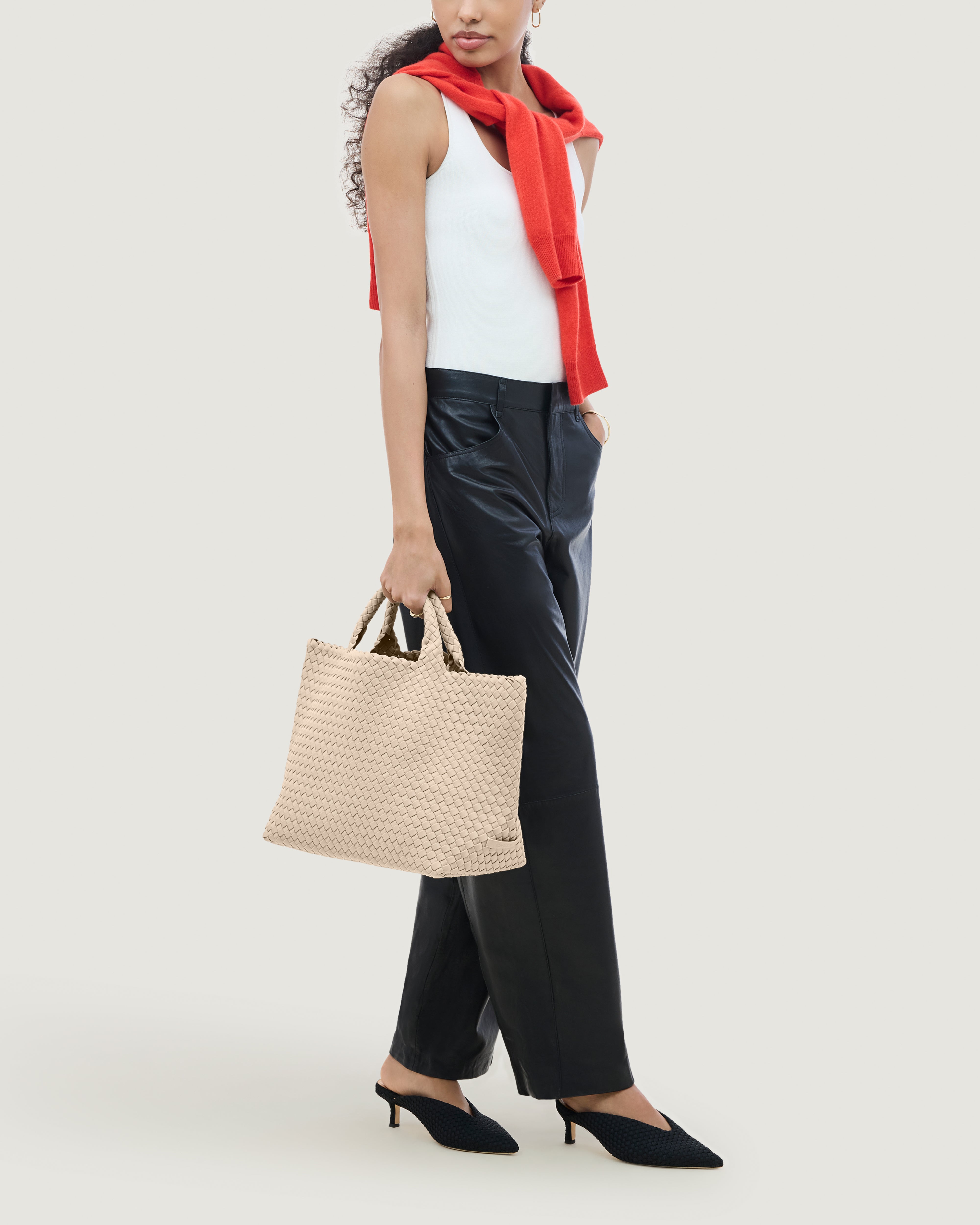 St. Barths Medium Tote | Ecru