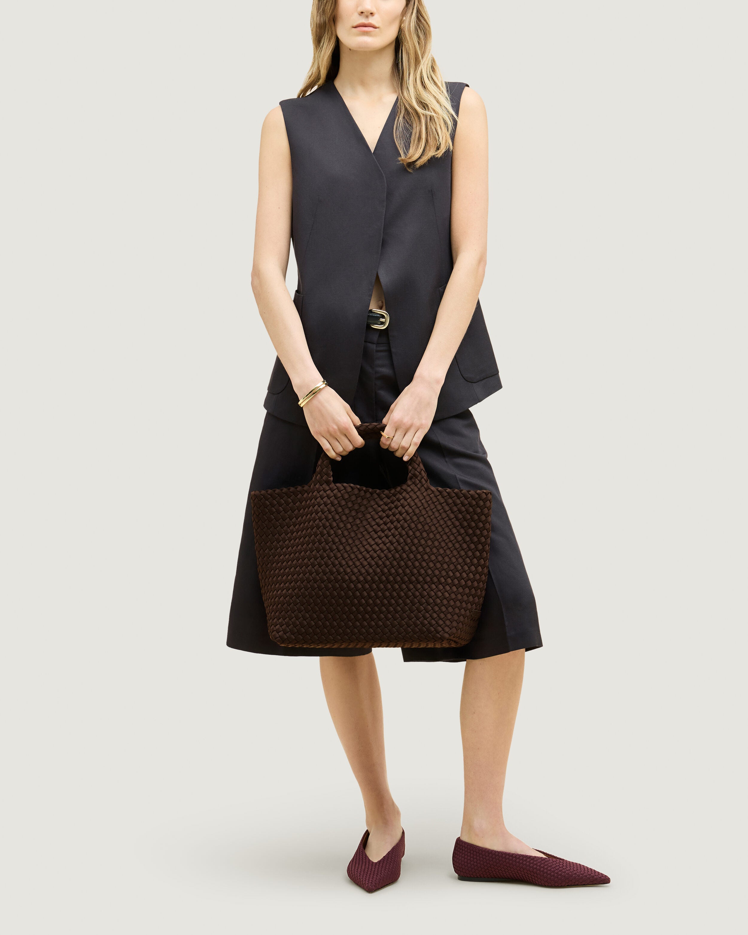 St. Barths Medium Tote | Chocolate