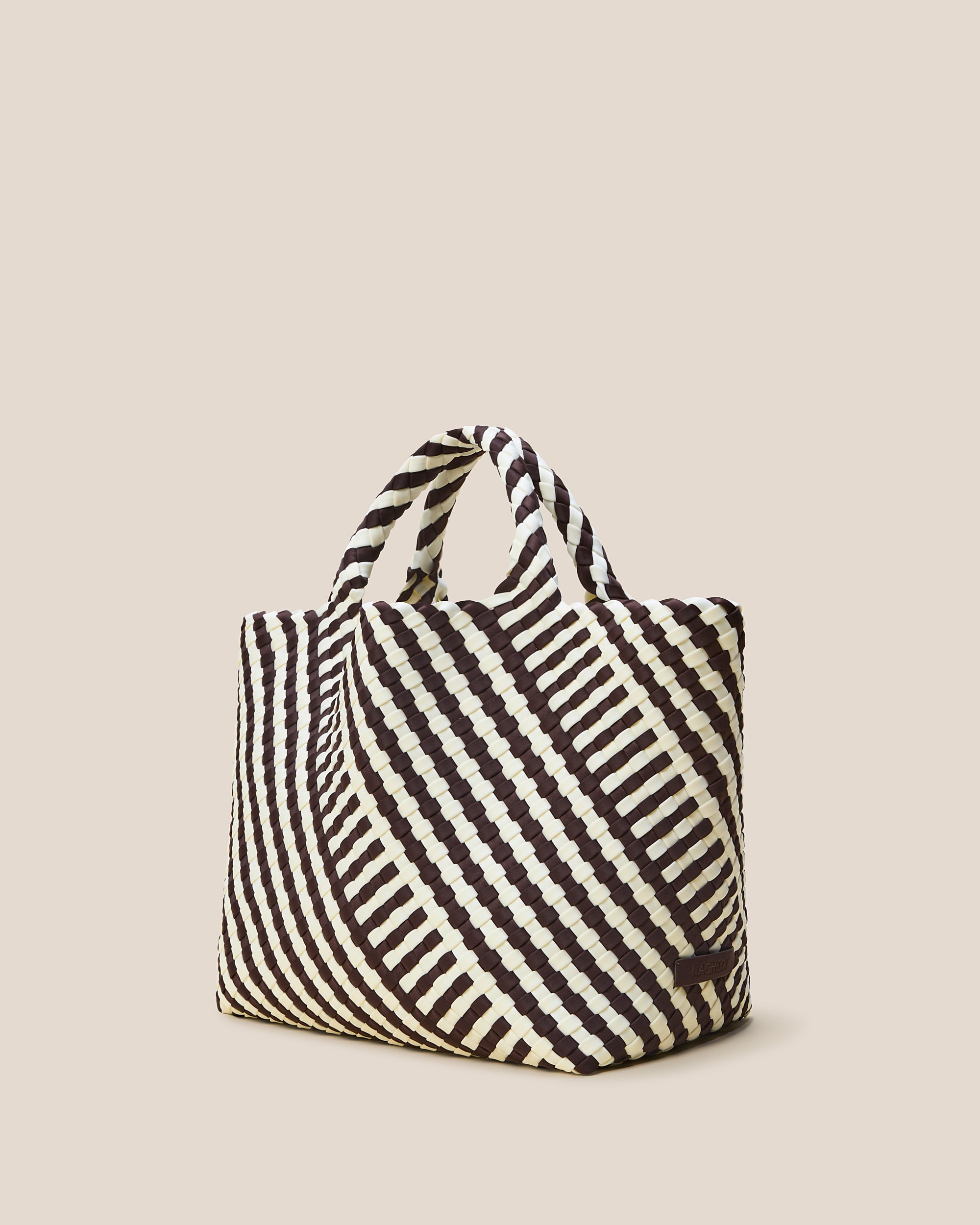 St. Barths Medium Tote Striped Geo in Roma | Side