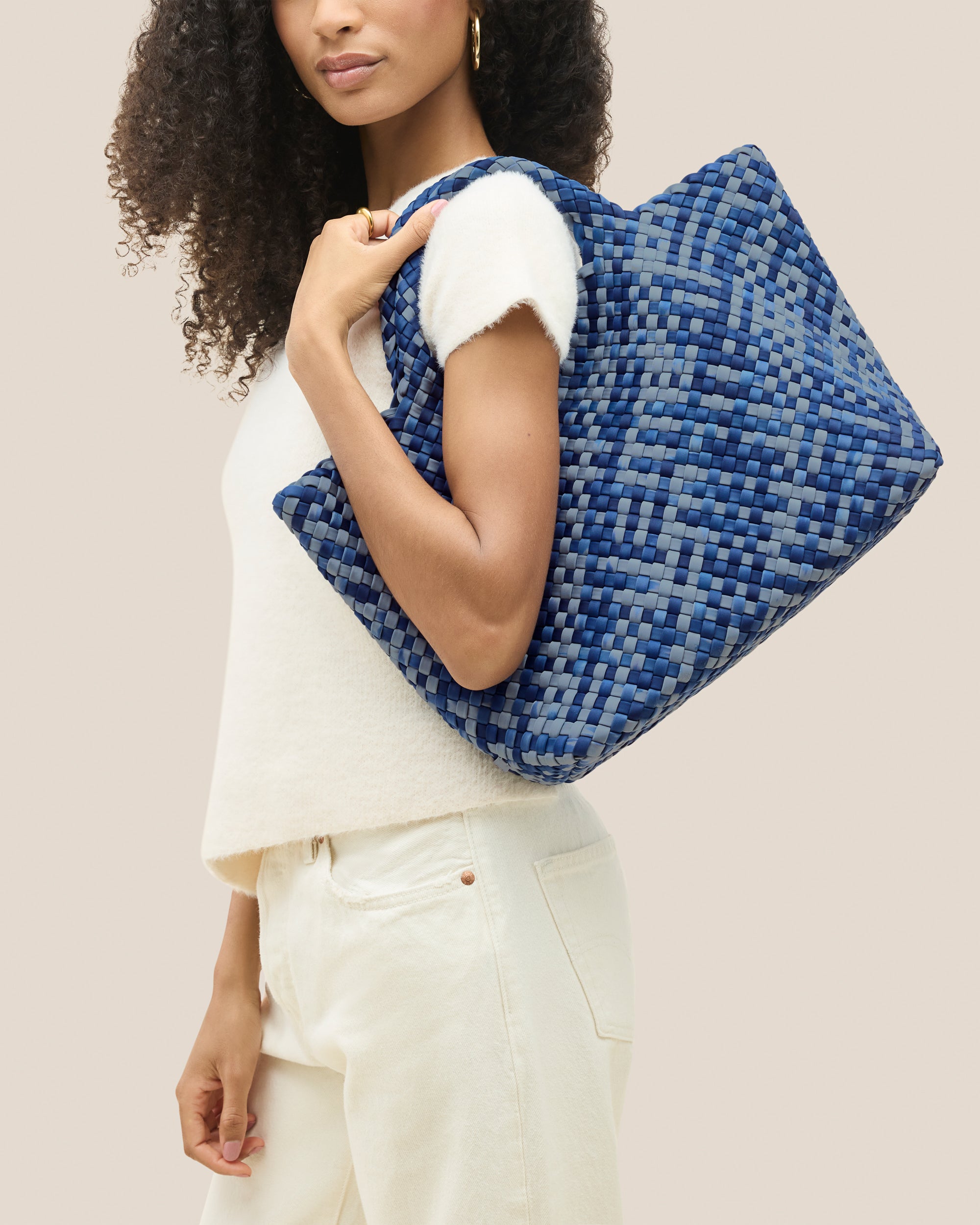 St. Barths Medium Tote Watercolor | Paros