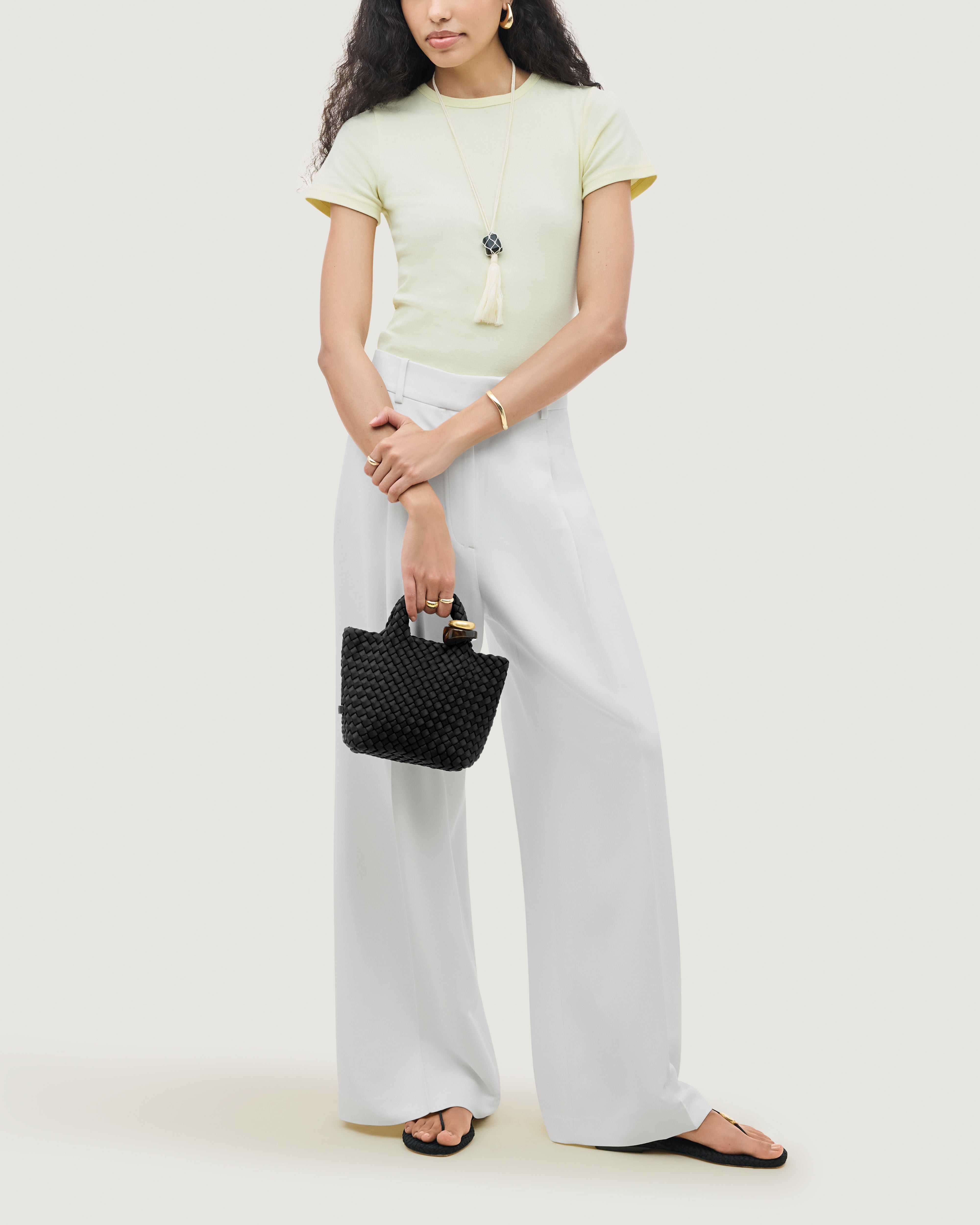 St. Barths Small Tote | Ecru