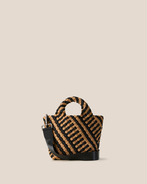 St. Barths Petit Tote Striped Geo in Ravenna | Main