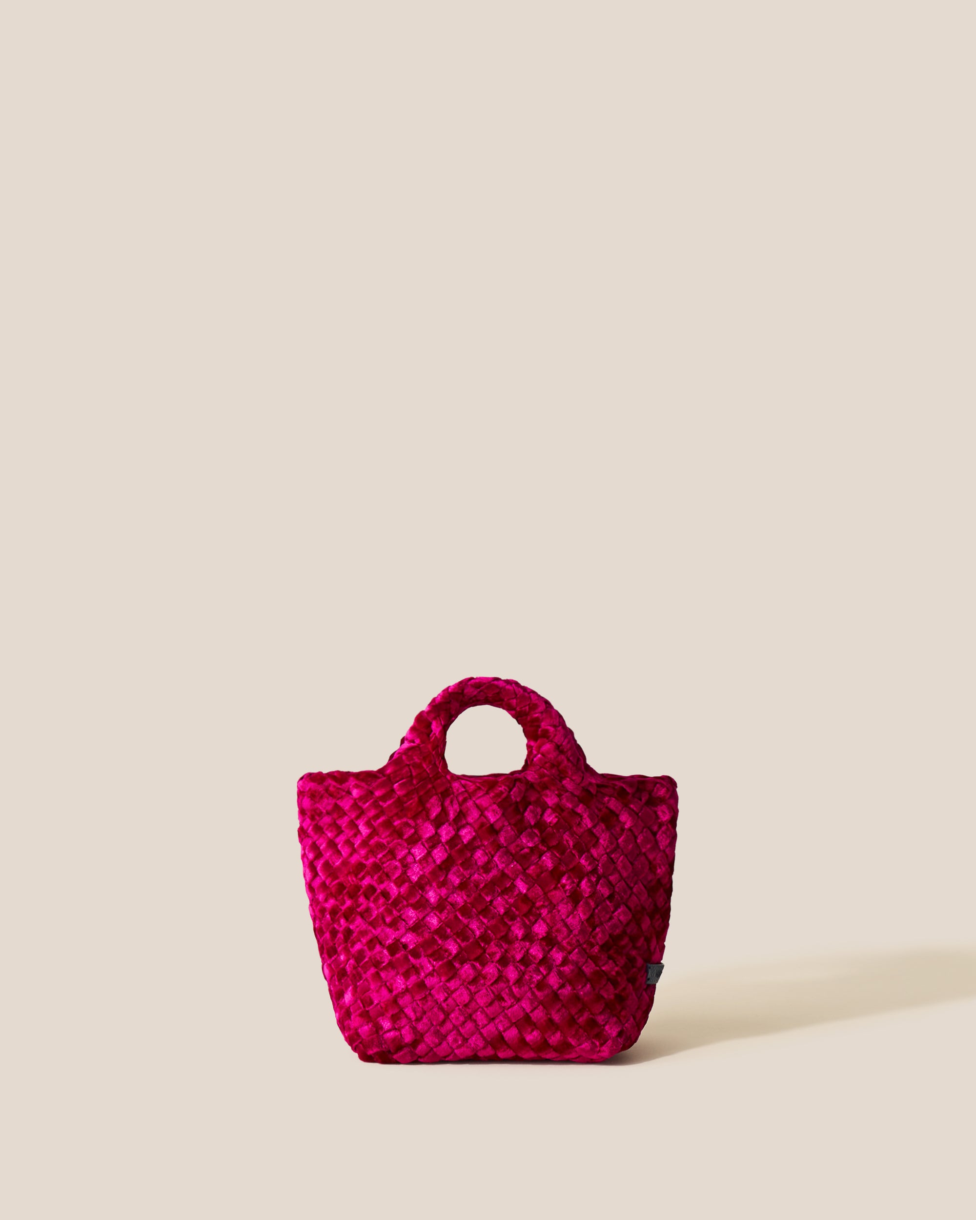 St. Barths Petit Tote Velvet in Crush | Main