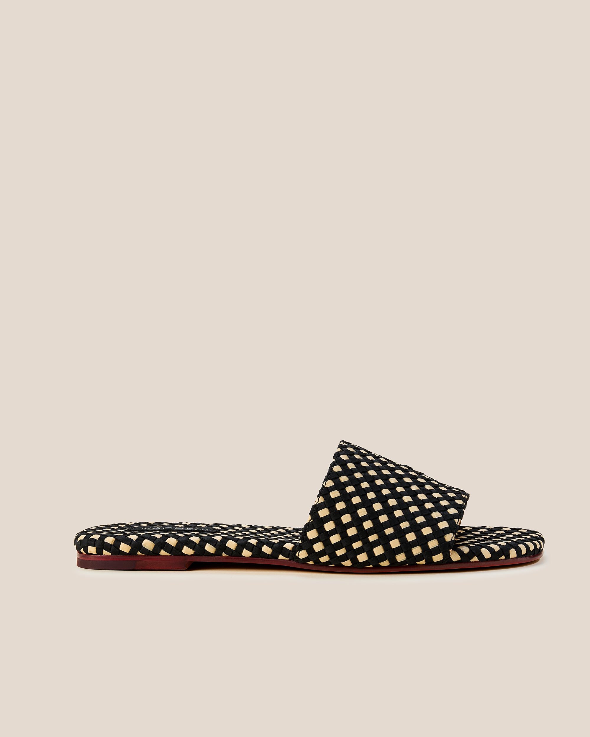St. Barths Slide Raffia in Costa | Main