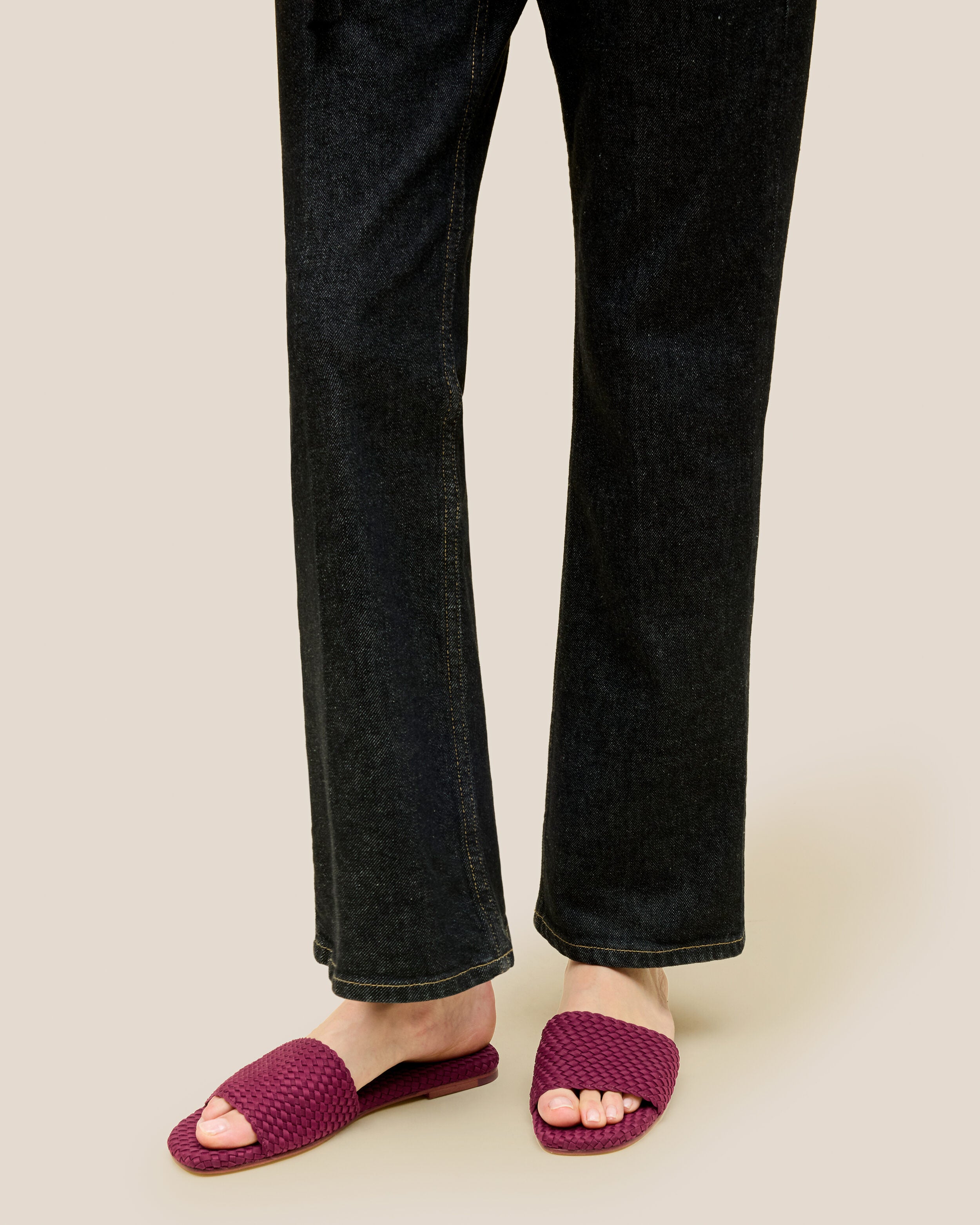 The St. Barths Slide in Rosewood shown on model.