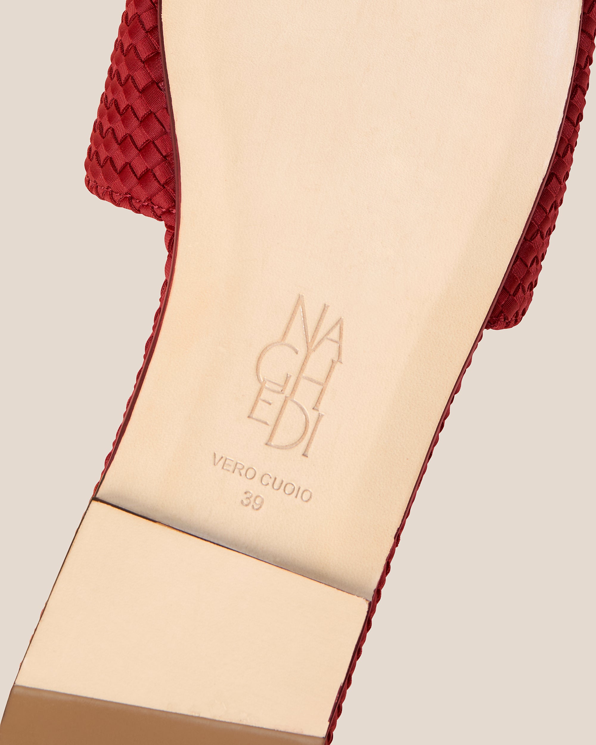 St. Barths Slide in Rosso | Sole
