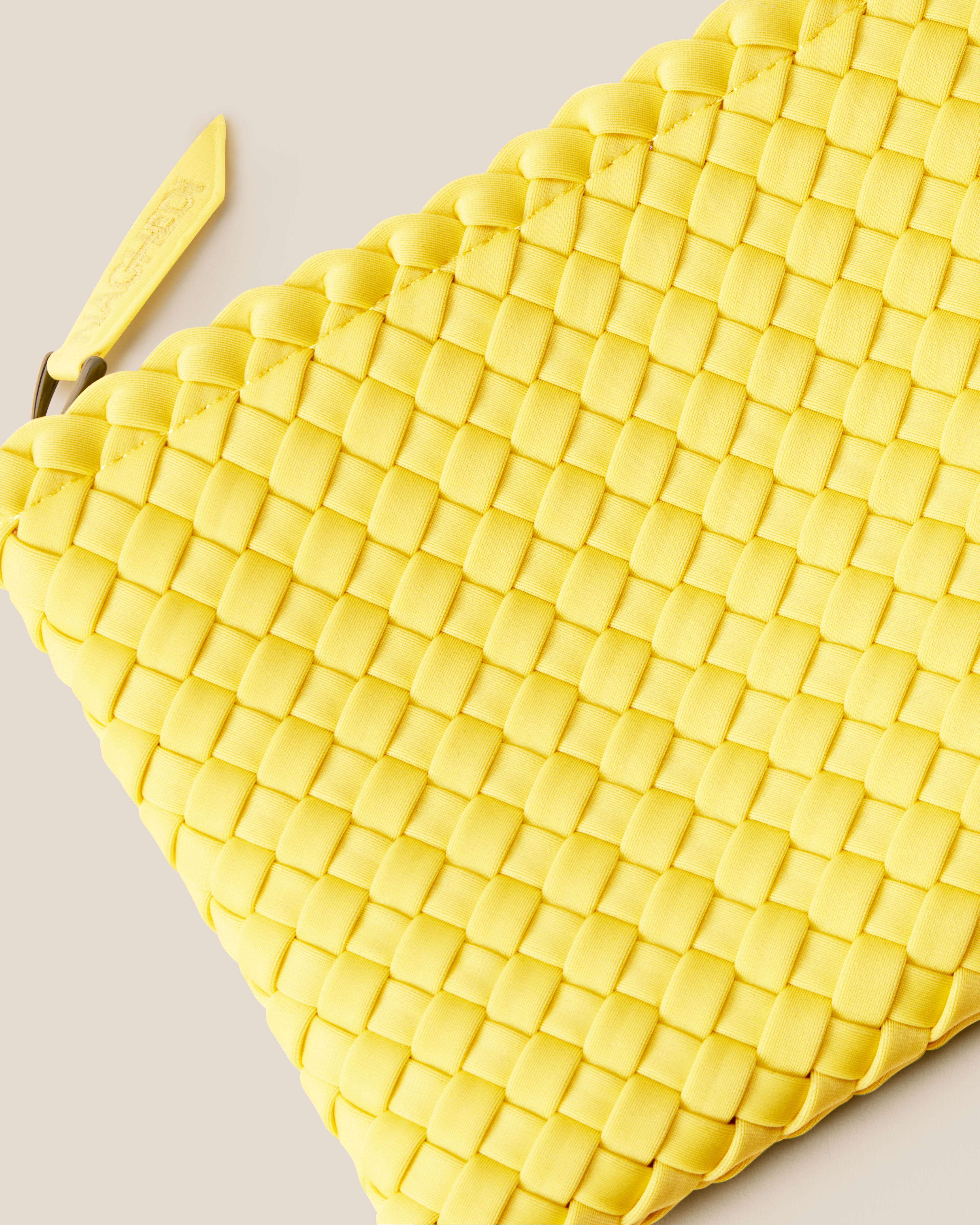 St. Barths Small Tote | Citron | Pouch