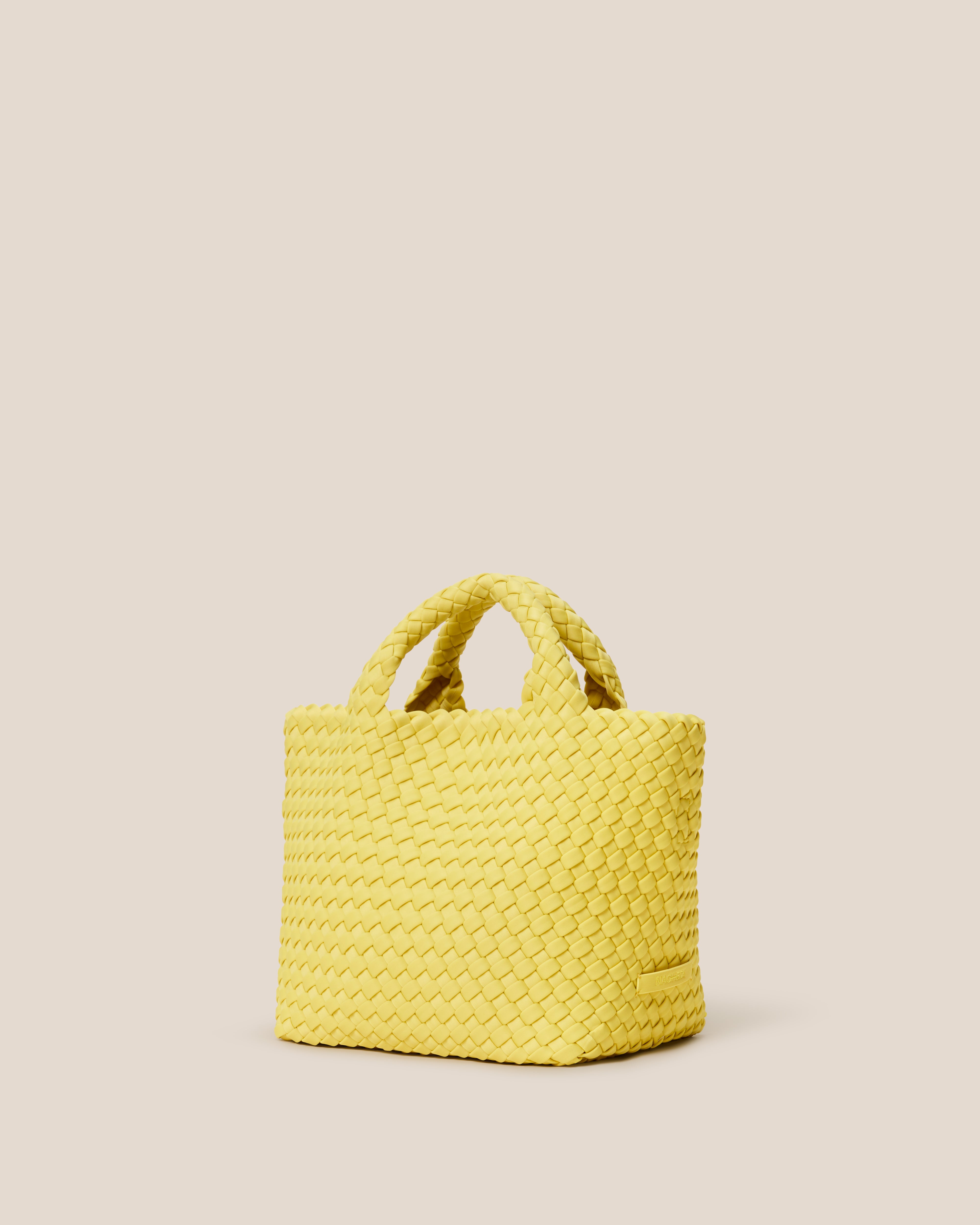 St. Barths Small Tote | Citron | Side