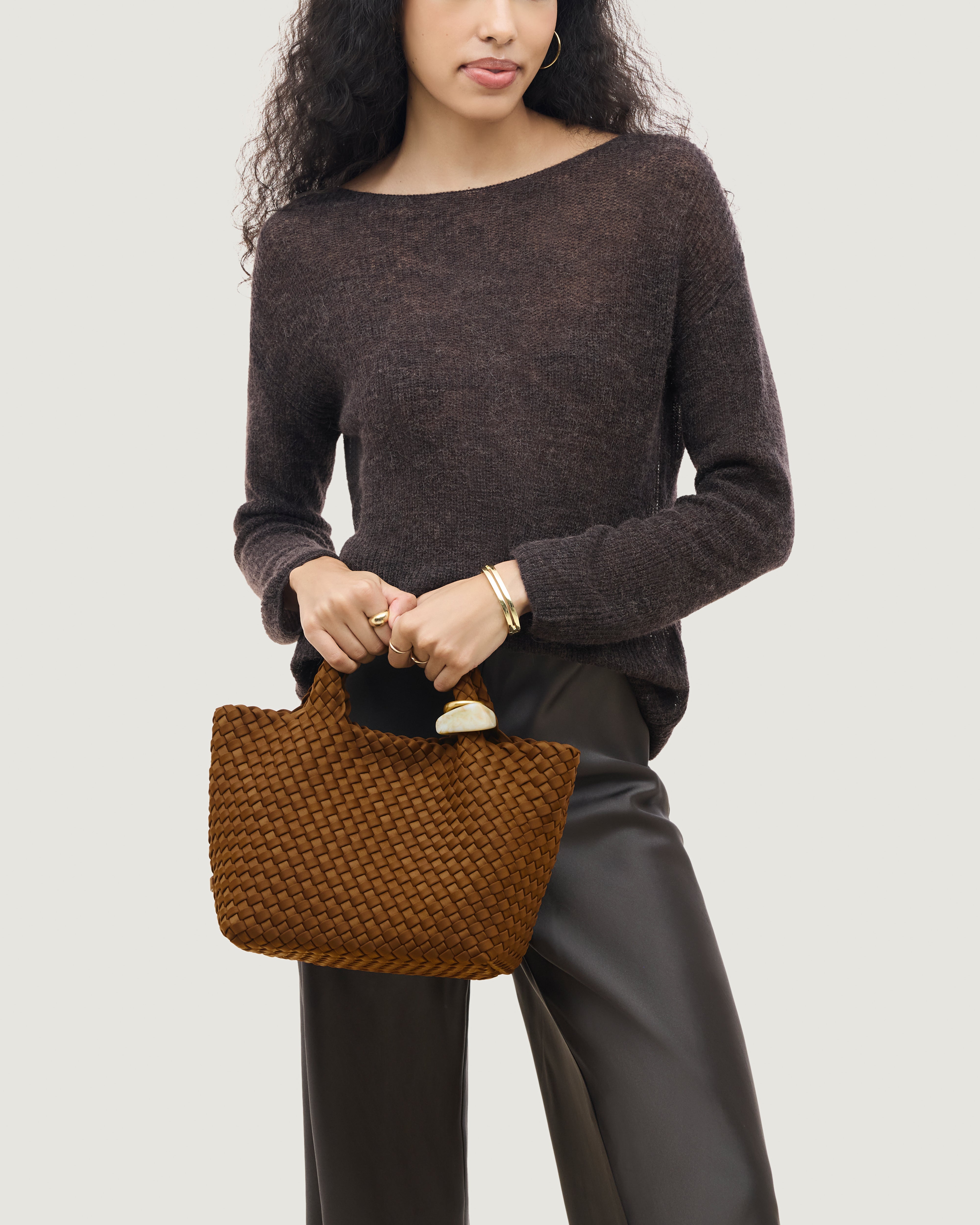 St. Barths Small Tote | Chocolate
