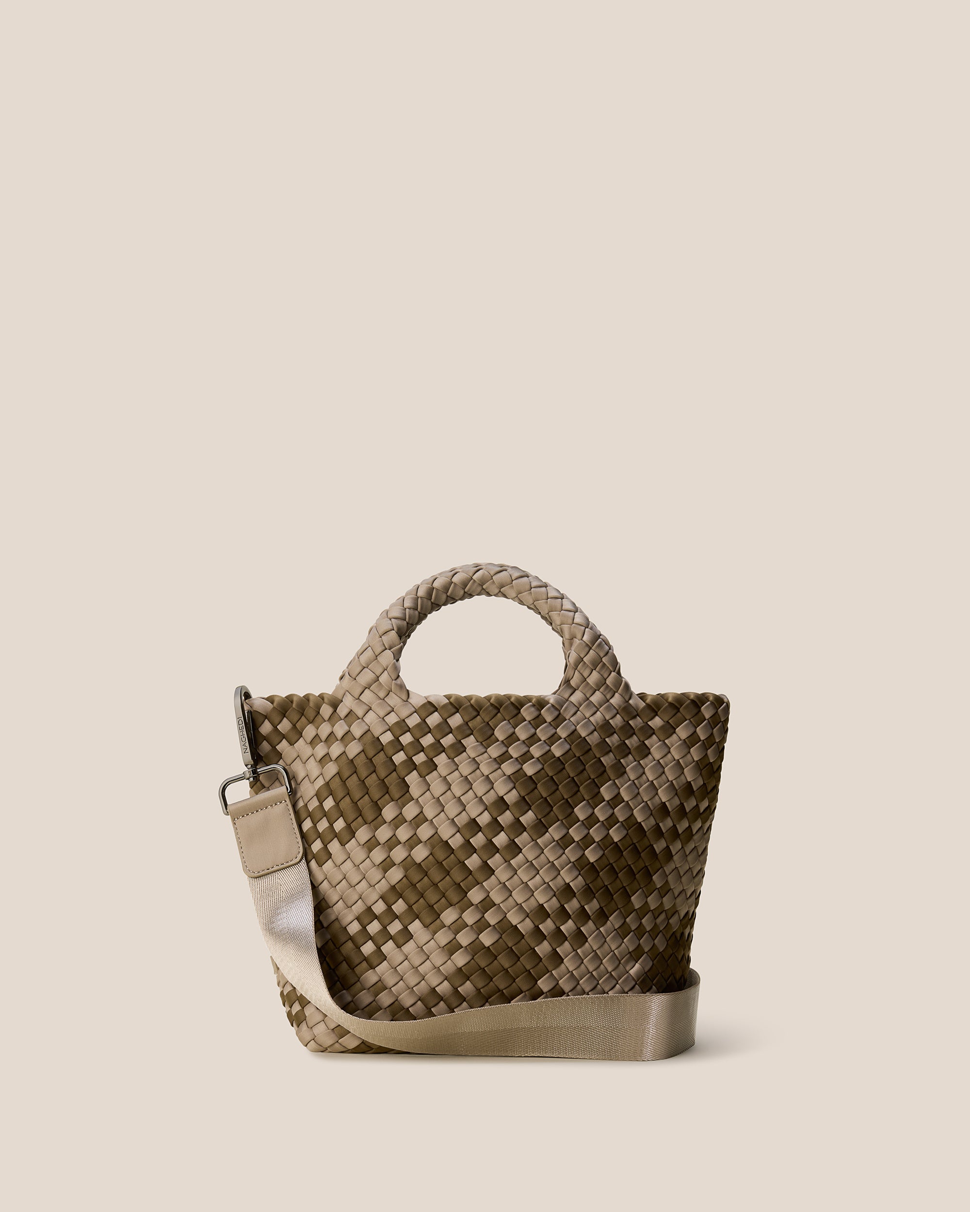 St. Barths Small Tote Plaid in Driftwood | Main