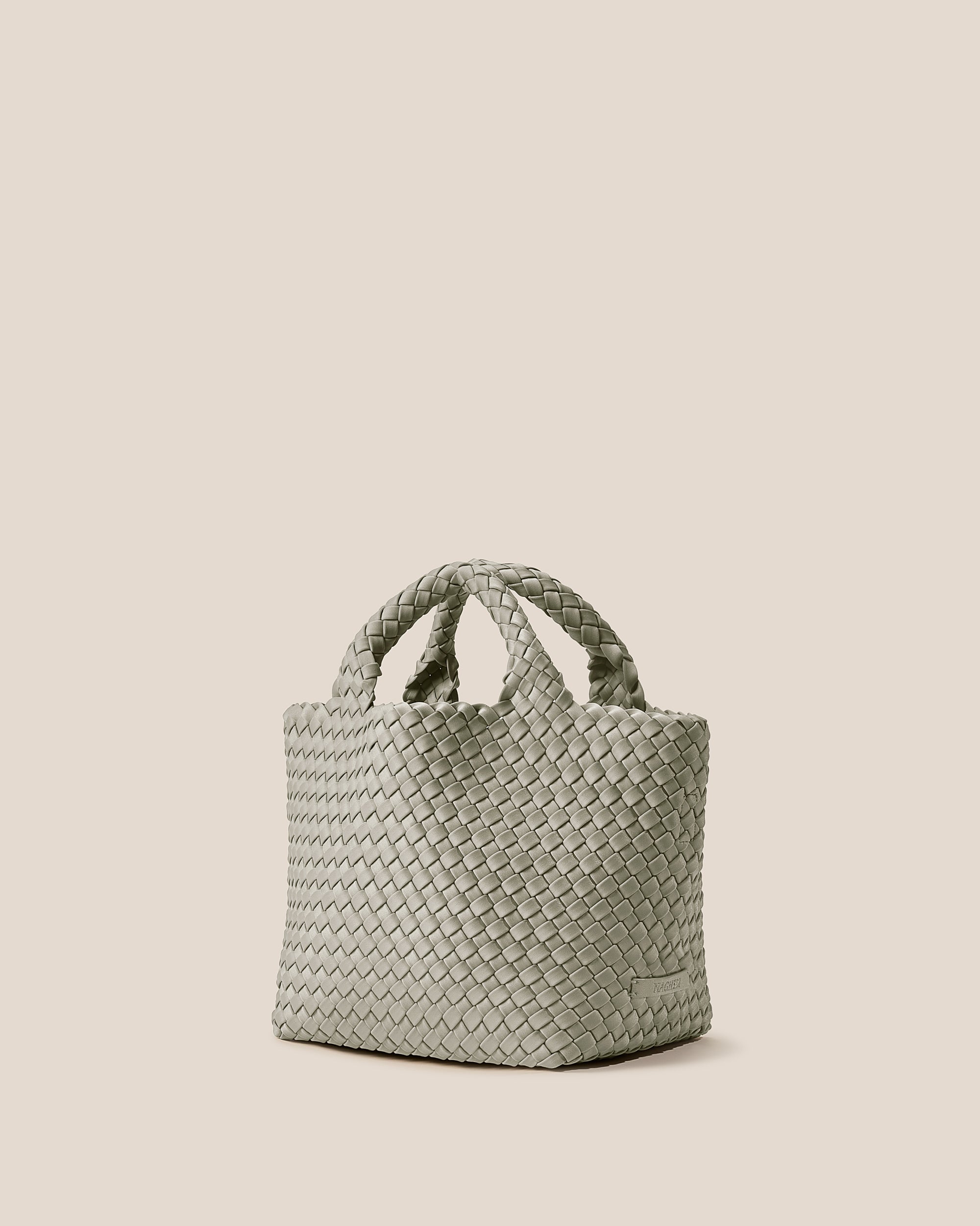 St. Barths Small Tote in Celadon | Side