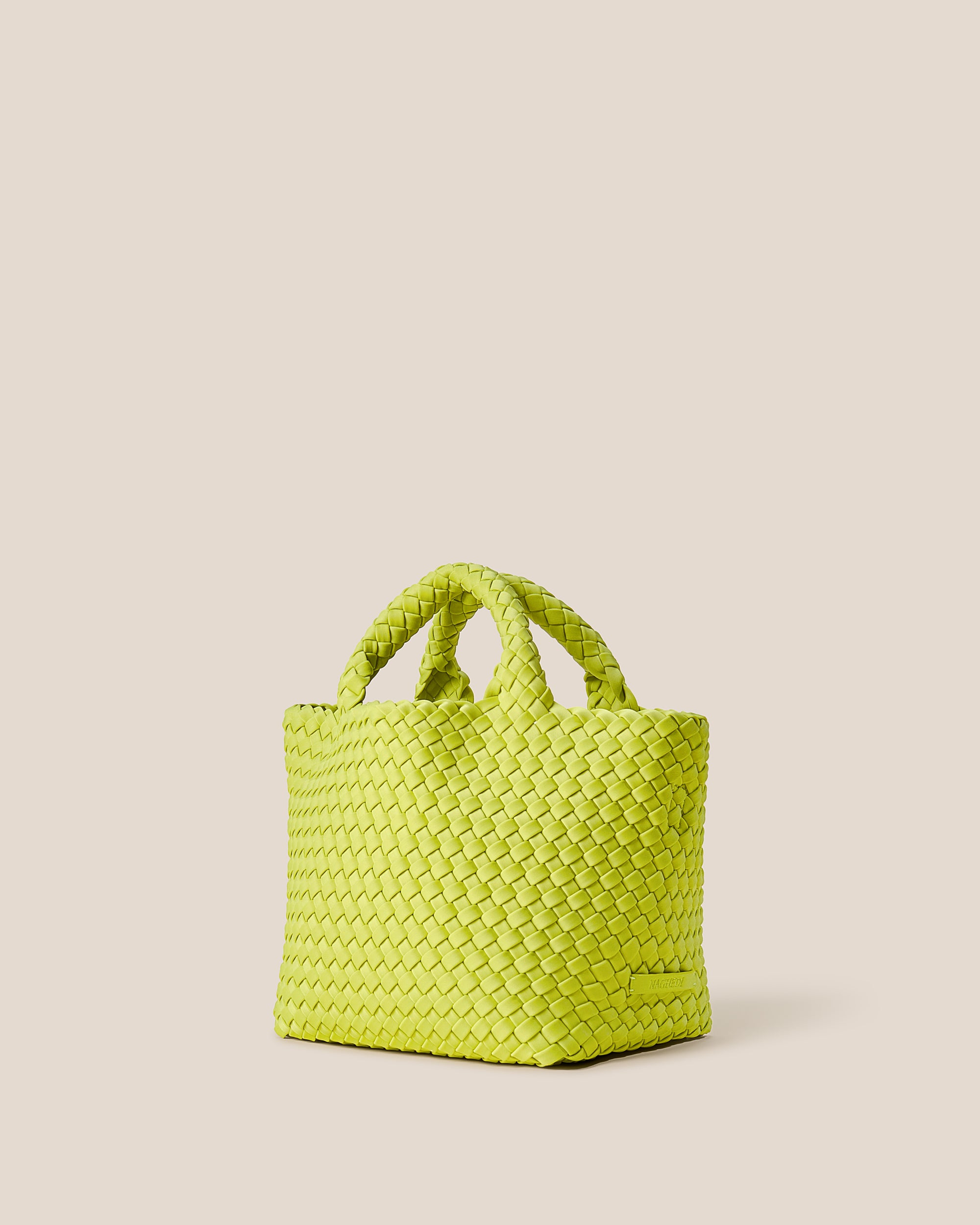 St. Barths Small Tote in Matcha | Side