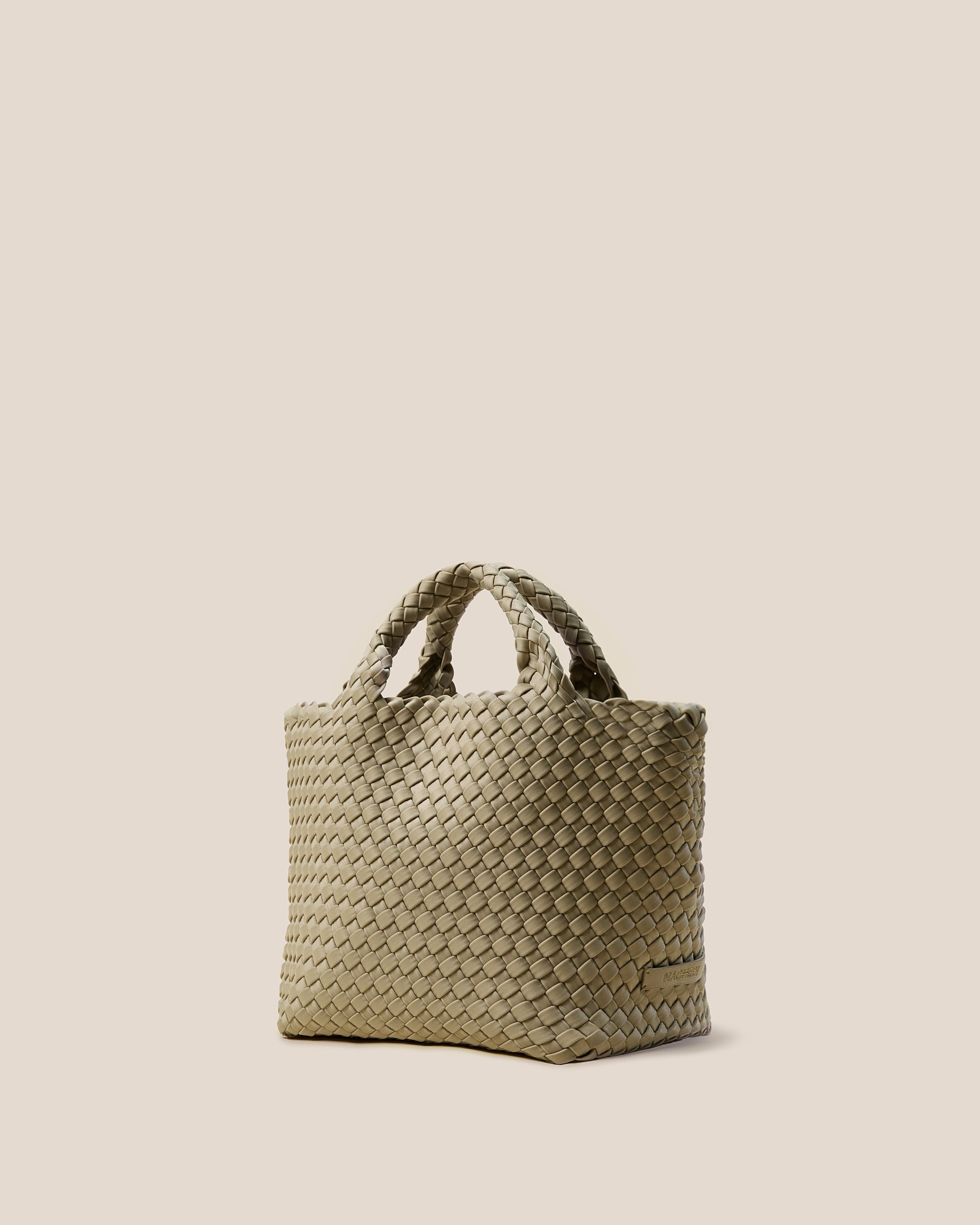 St. Barths Small Tote in Stone | Side