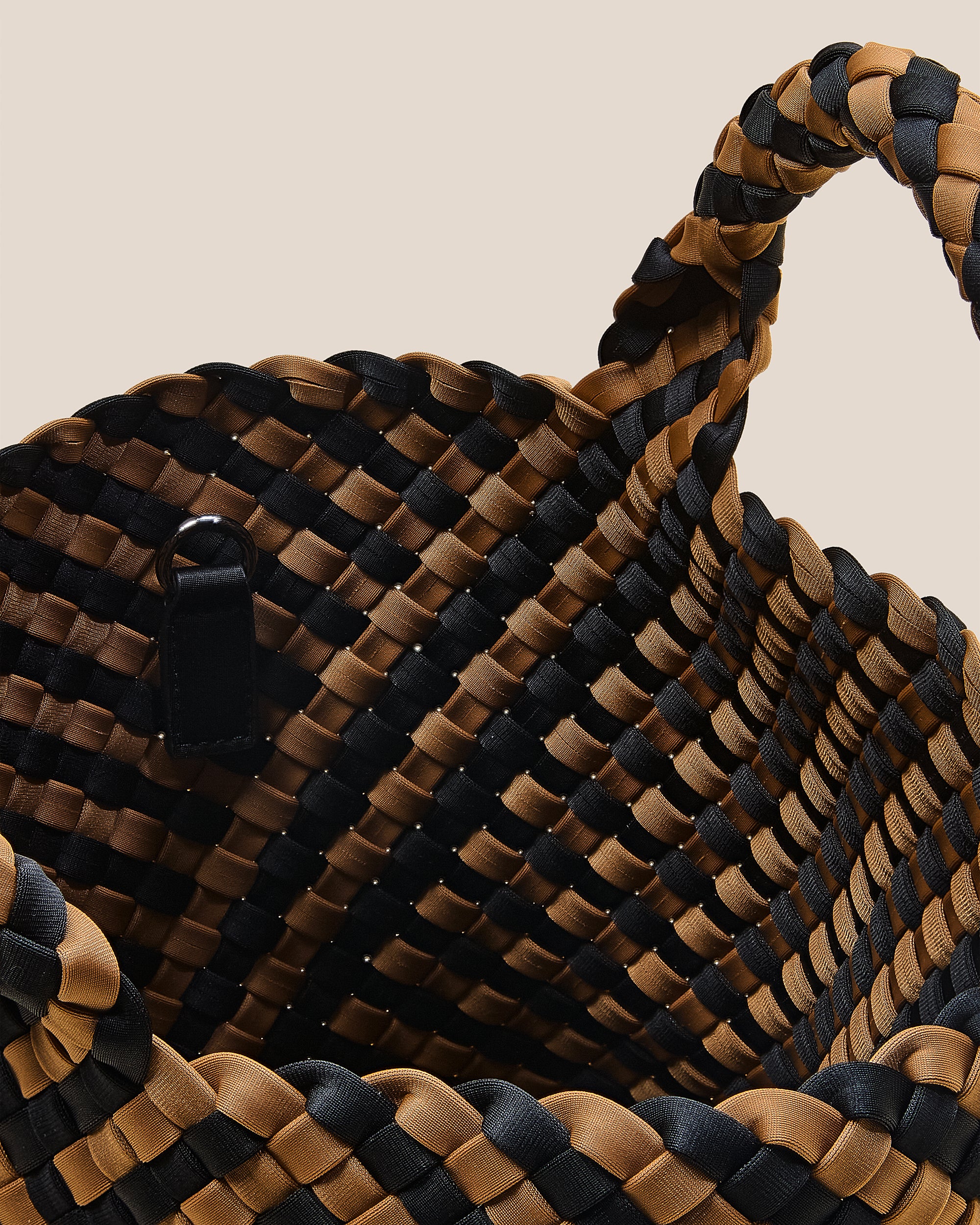 St. Barths Small Tote Striped Geo in Ravenna | Interior