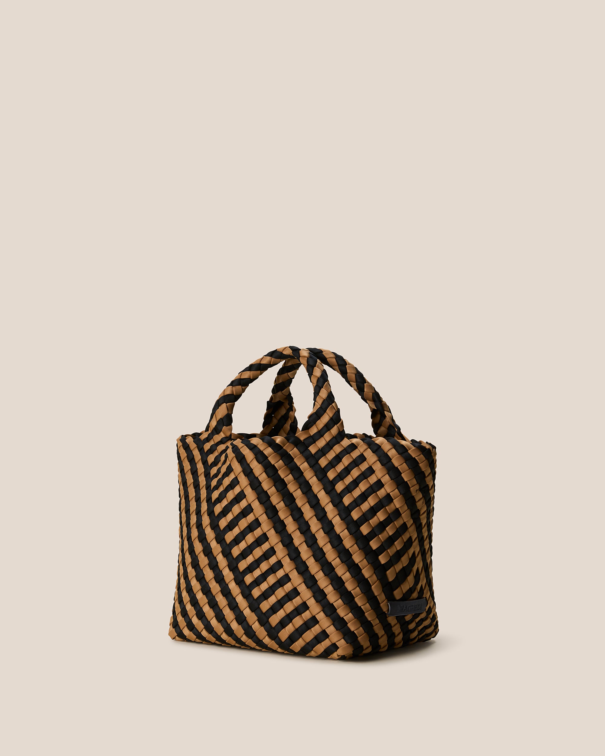 St. Barths Small Tote Striped Geo in Ravenna | Side