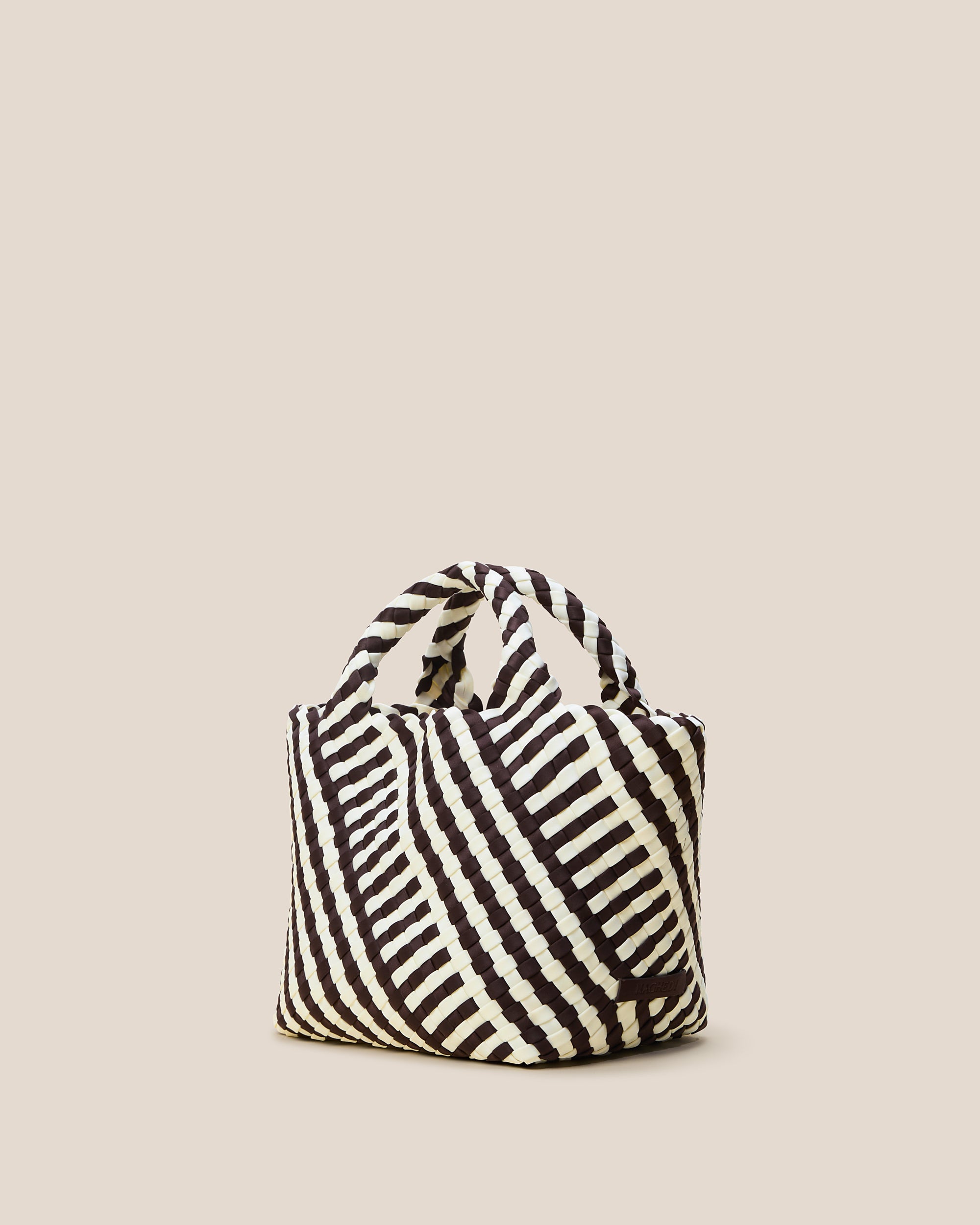 St. Barths Small Tote Striped Geo in Roma | Side