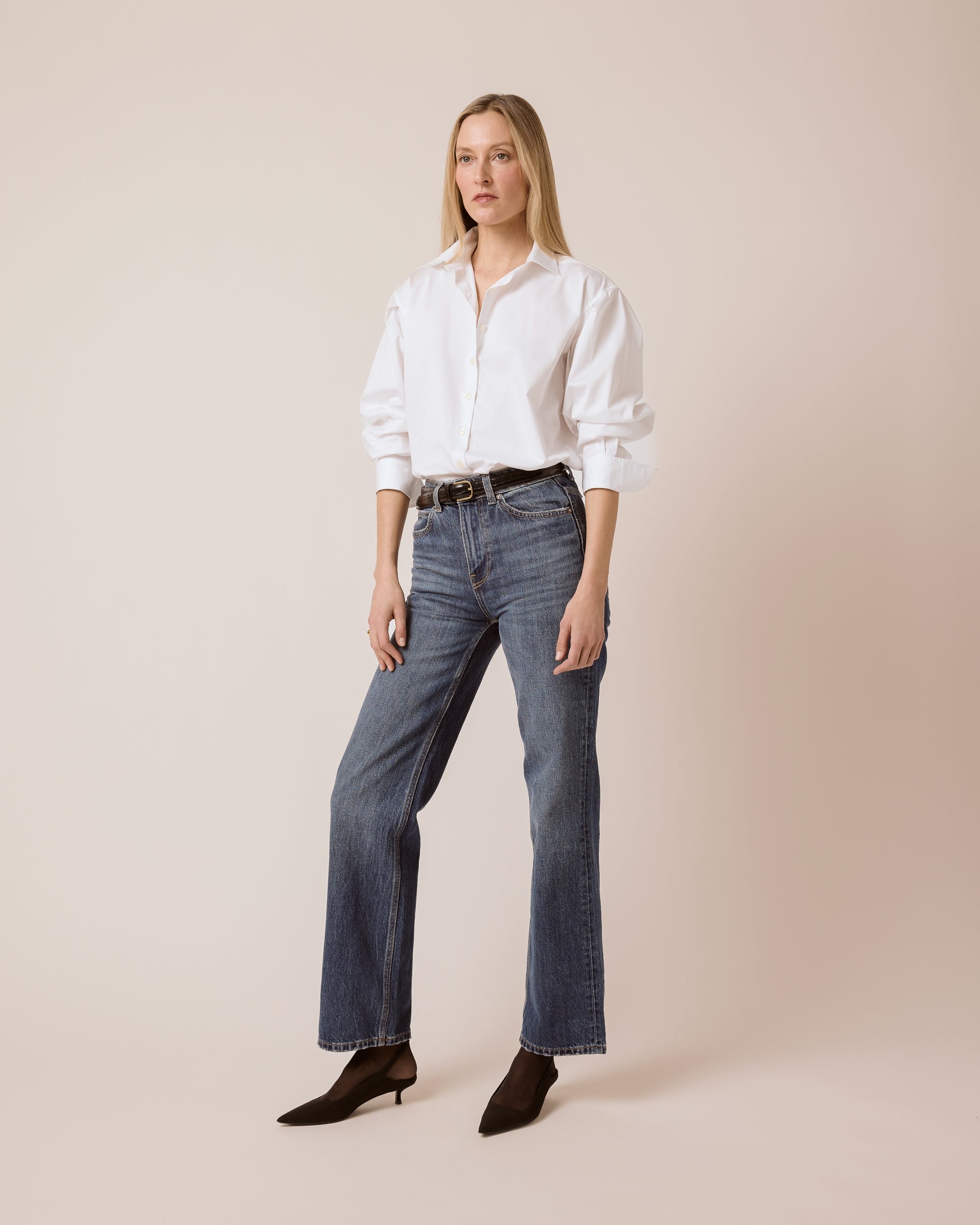 T. Line Isabel Shirt in White | Side