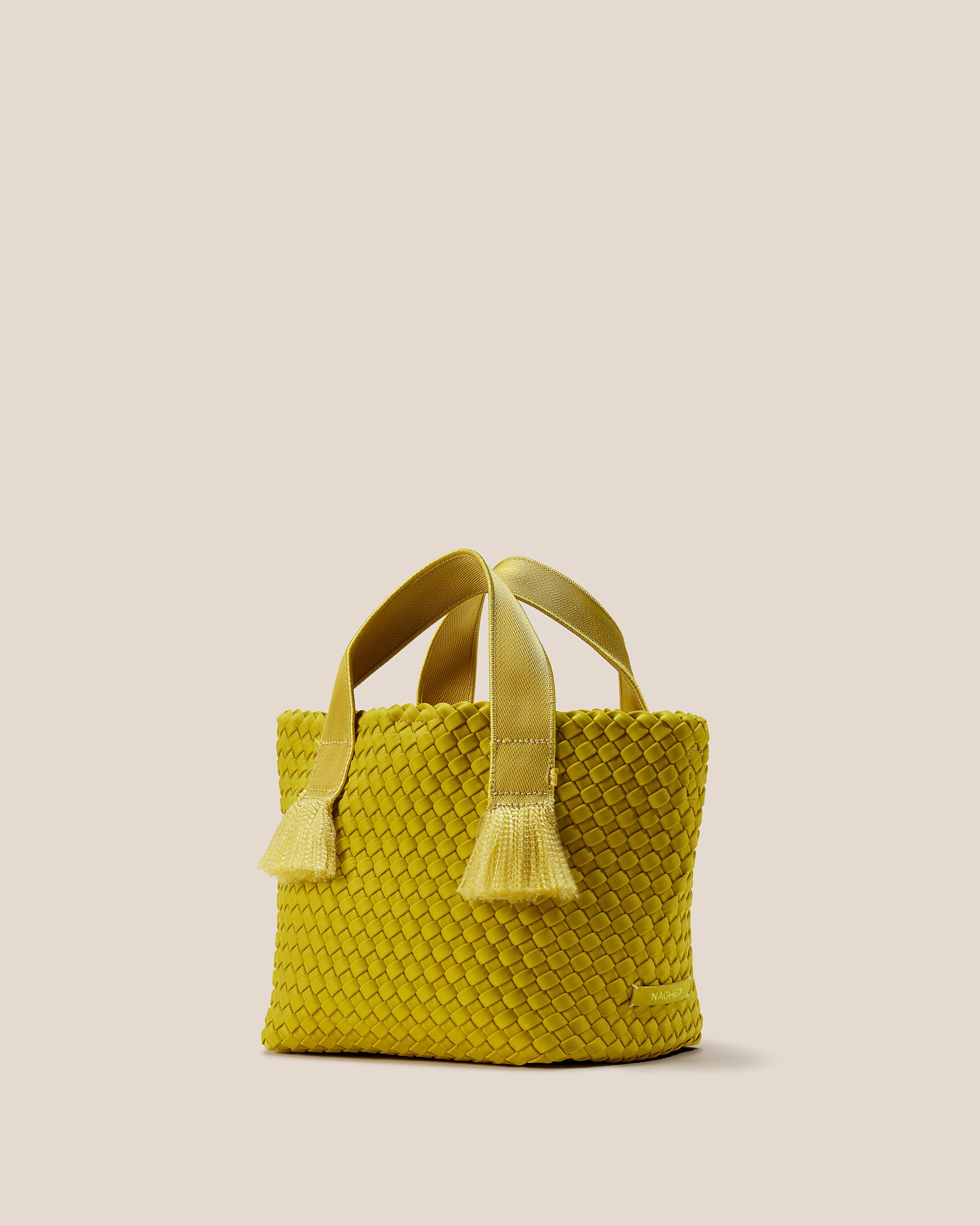 Tulum Small Tote in Ochre | Side