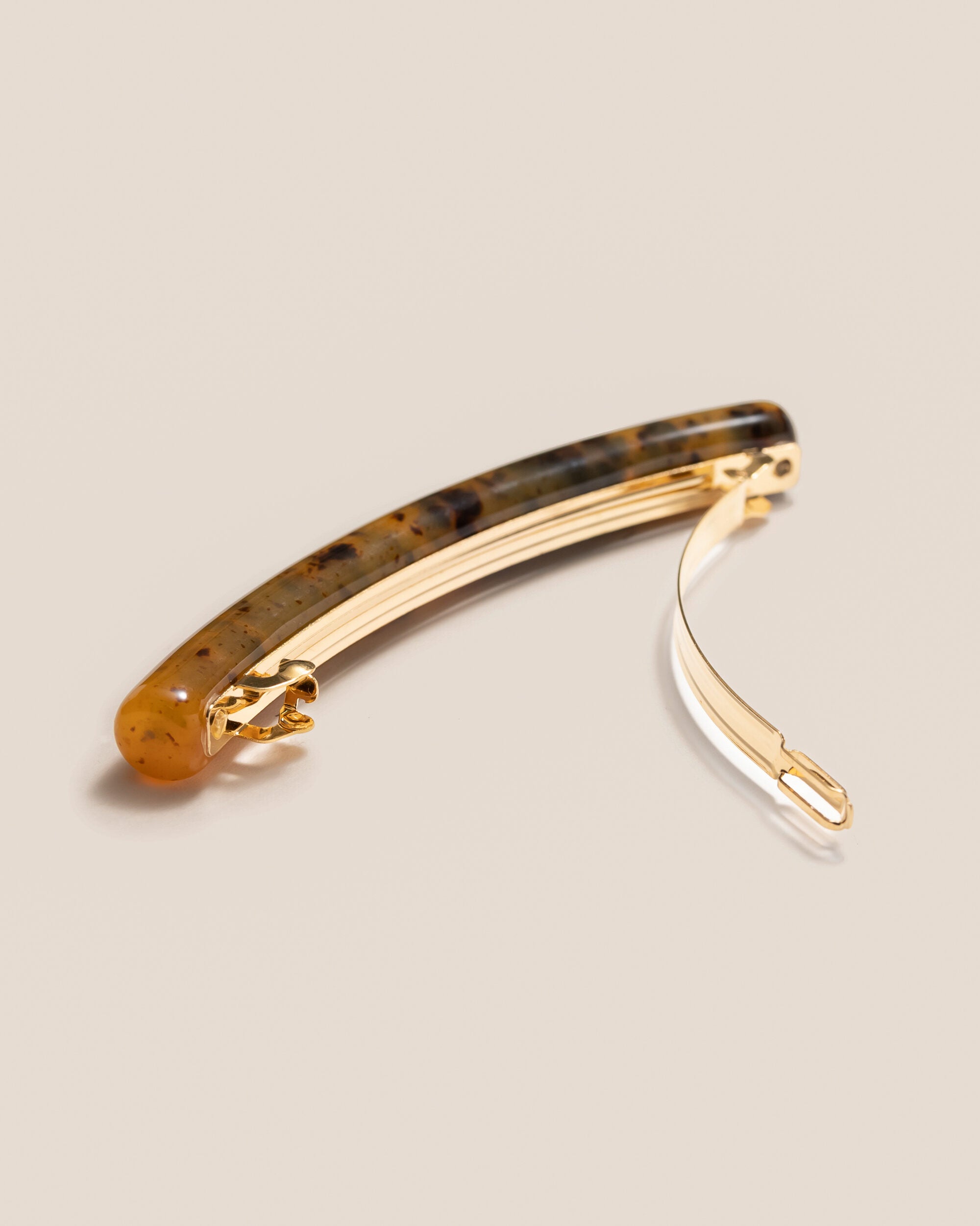 UNDO Hairware Barrette in Tortoiseshell | Side