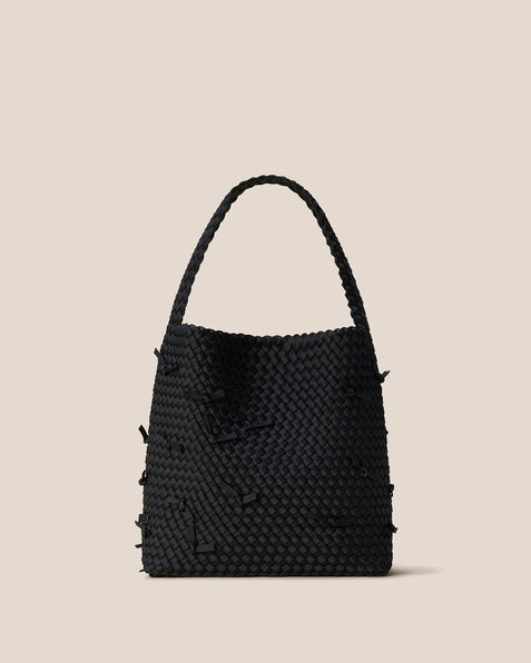 Waste Not Nomad Medium Hobo in Onyx | Main