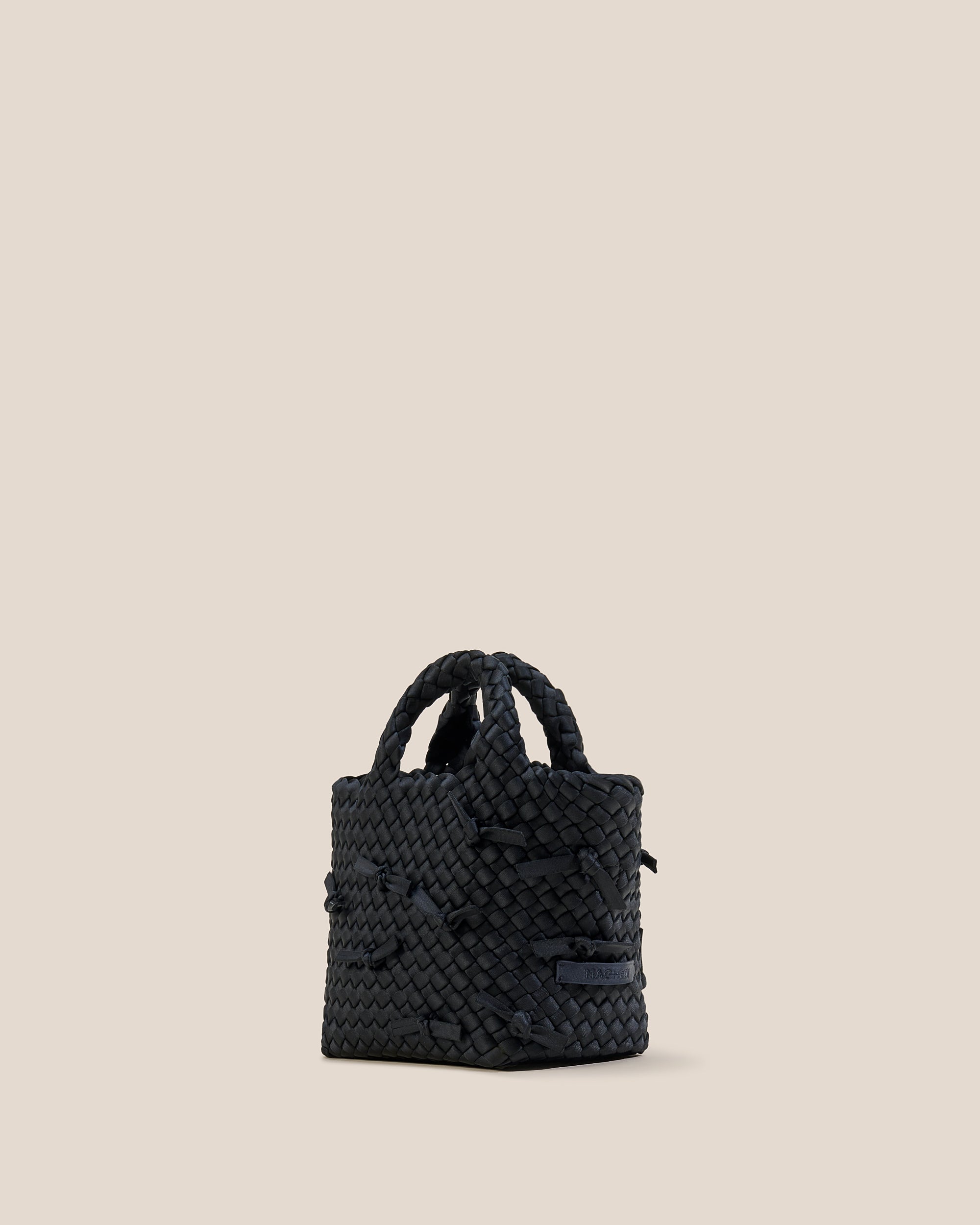 Waste Not St. Barths Petit Tote in Onyx | Side